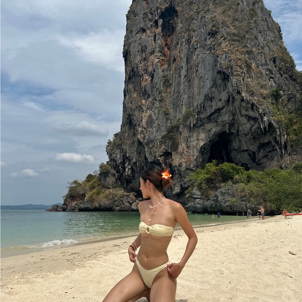 Elegant Cream Bikini Set